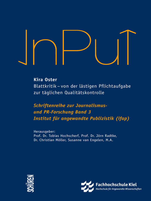 Title details for Blattkritik –  von der lästigen Pflichtaufgabe zur täglichen Qualitätskontrolle by Kira Oster - Wait list